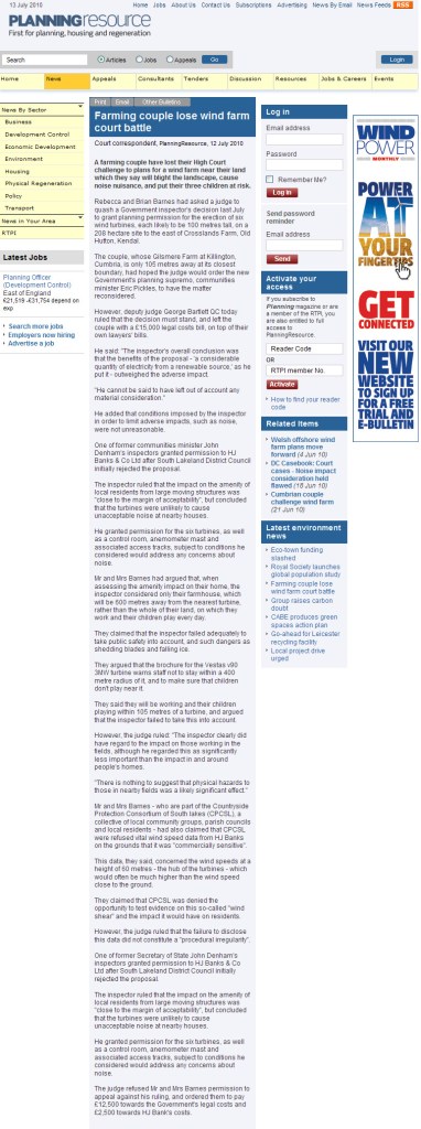 Planning Resource Article